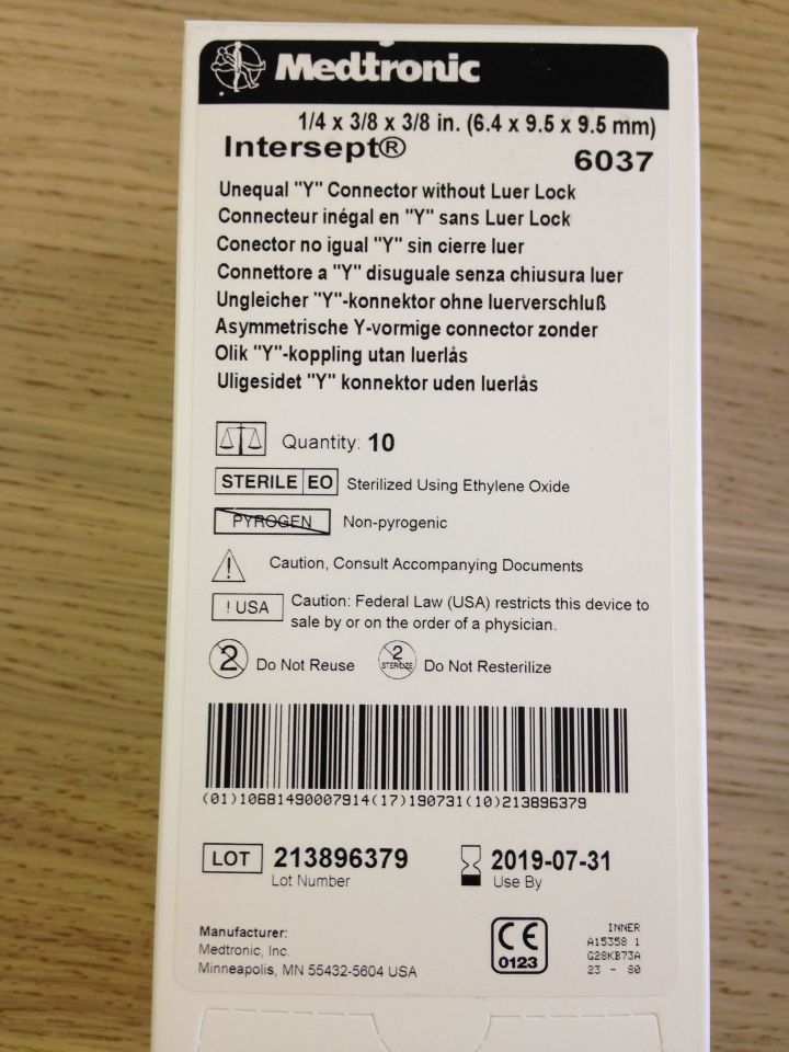 CONN 6037 INTERSEPT 1/4X3/8X3/8 Y