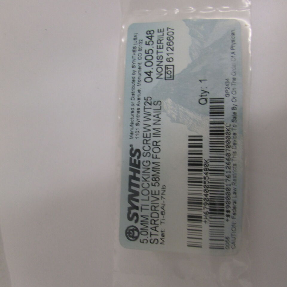 SCREW 75475545 L5.5 FENE MAS 5.5X45 TI