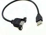 CABLE ASSY BI30000211 USB PANL MNT 2FT