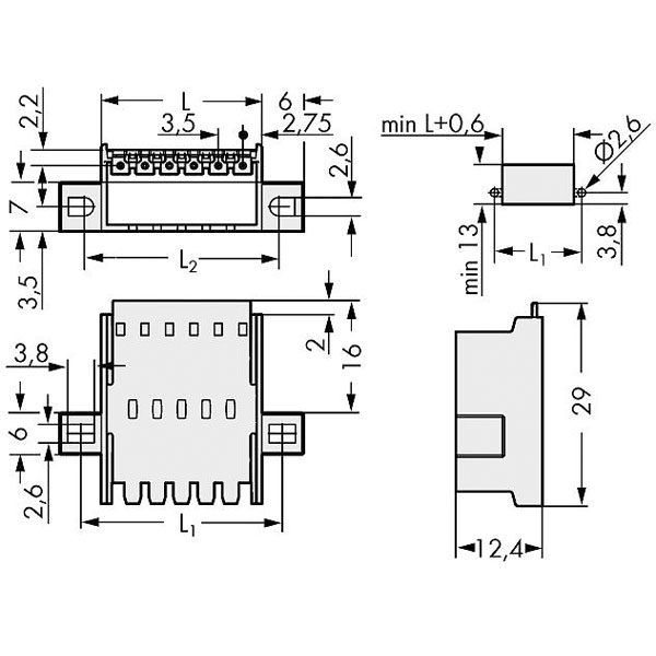 CONNECTOR BI30000280 PANEL MNT HARN