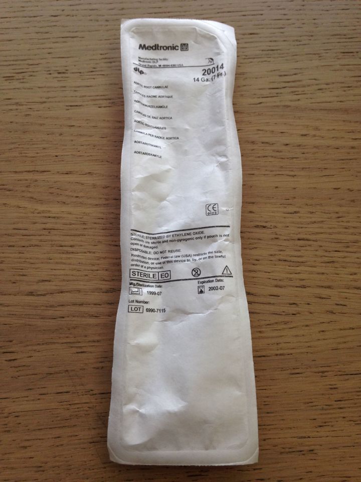 CANNULA 20014 AR VENT LINE 14GA