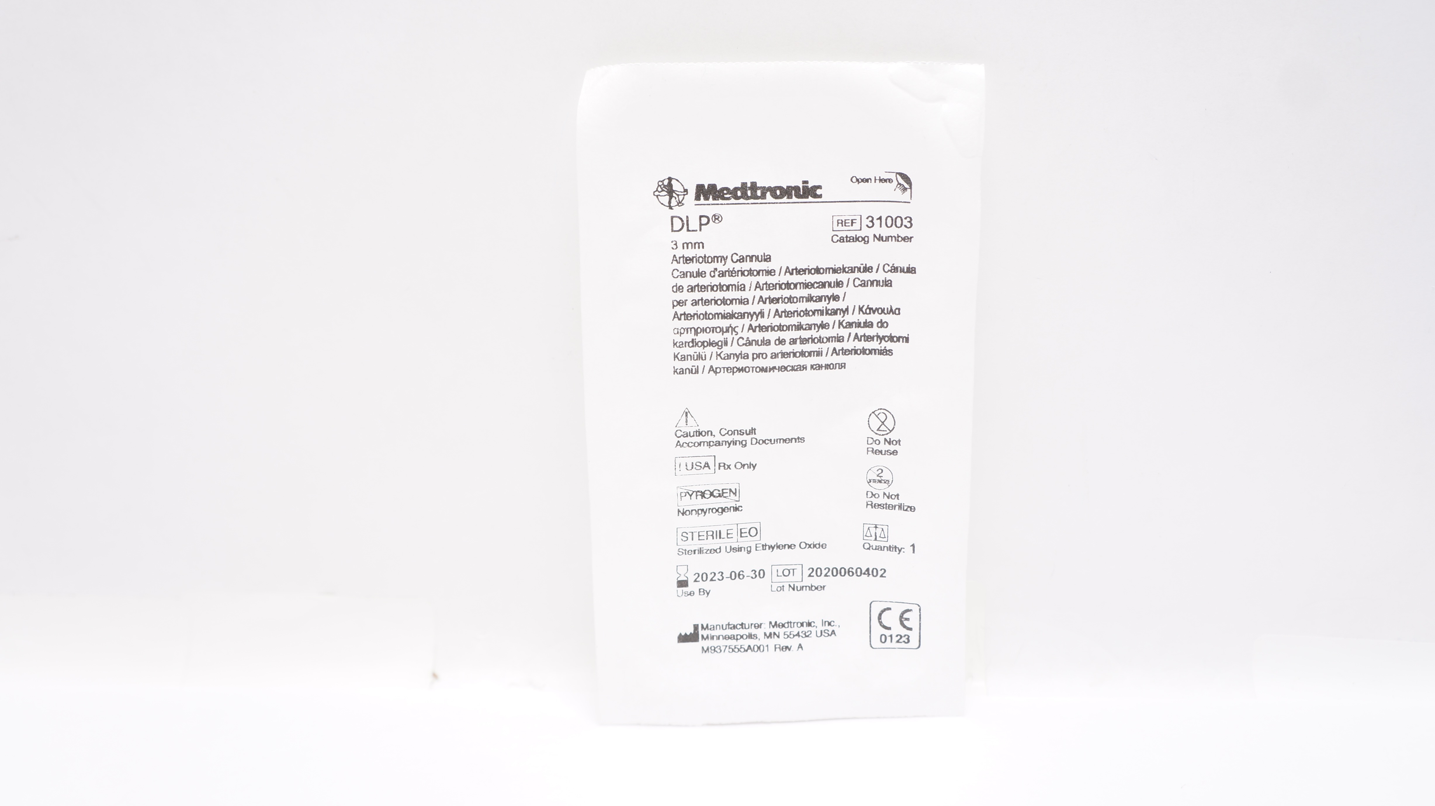 CANNULA 31003 ARTERIOTOMY 3MM 1.3