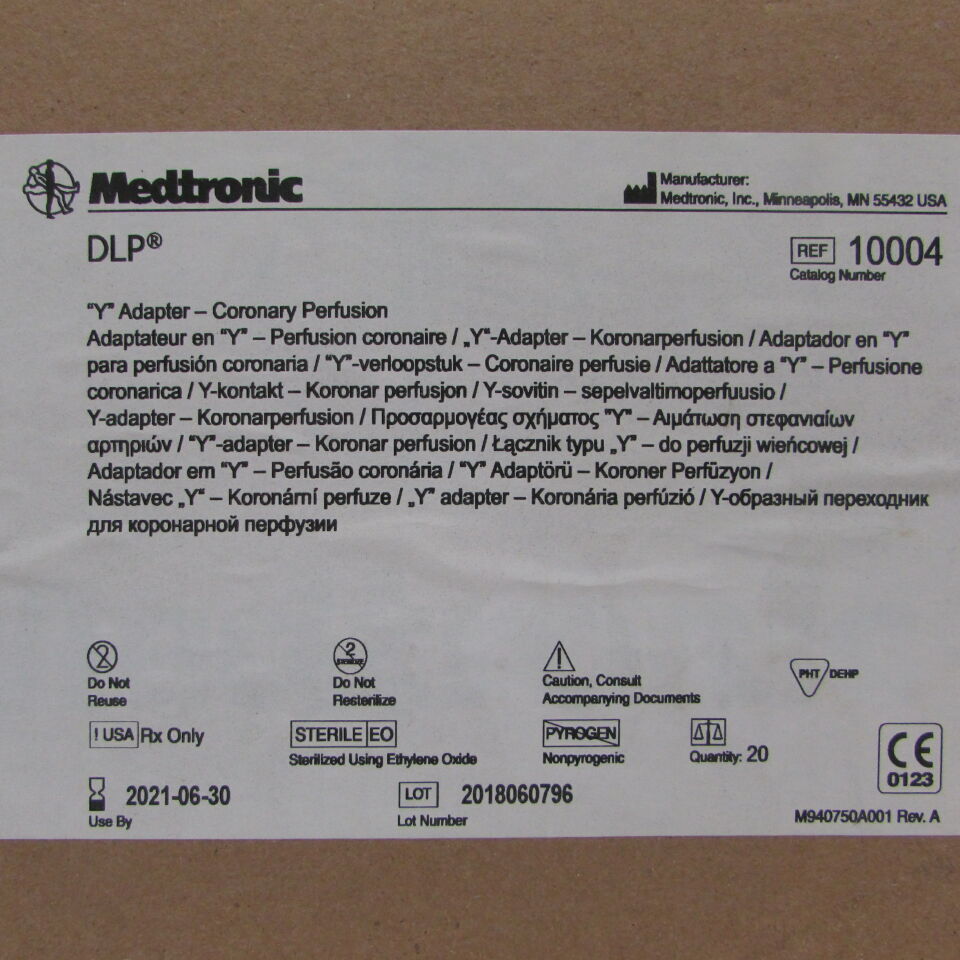 ADAPTER 10004 Y TYPE PERFUSION