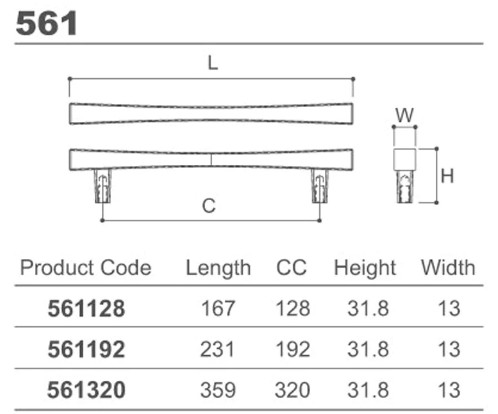 ACCY 561 HANDLE HEX END