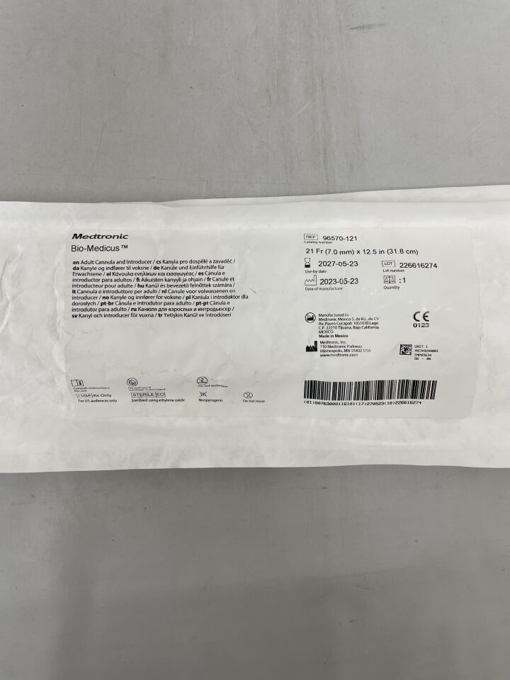 CANNULA 96570-121 BIO-MEDICUS 21FR EA