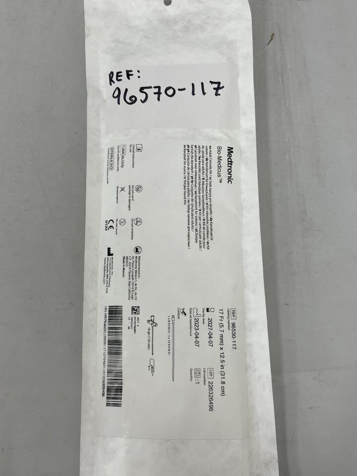 CANNULA 96570-117 BIO-MEDICUS 17FR EA