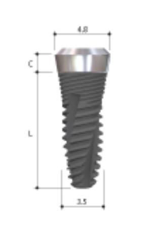 OD 7753805 TAPERED 3.5MM/5.5MM CCM+