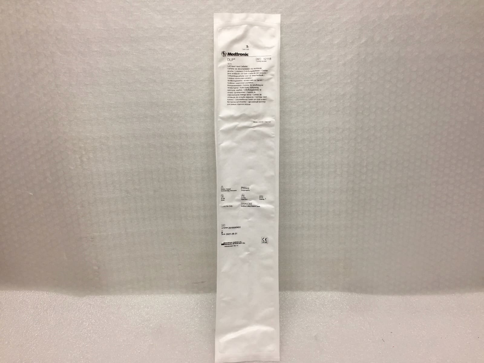 SUCTION 12118 LV VENT 18FR