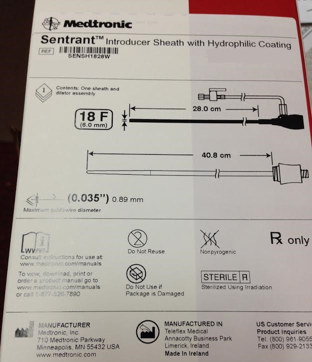 SHEATH SENSH1828W SENTRANT HYDRO