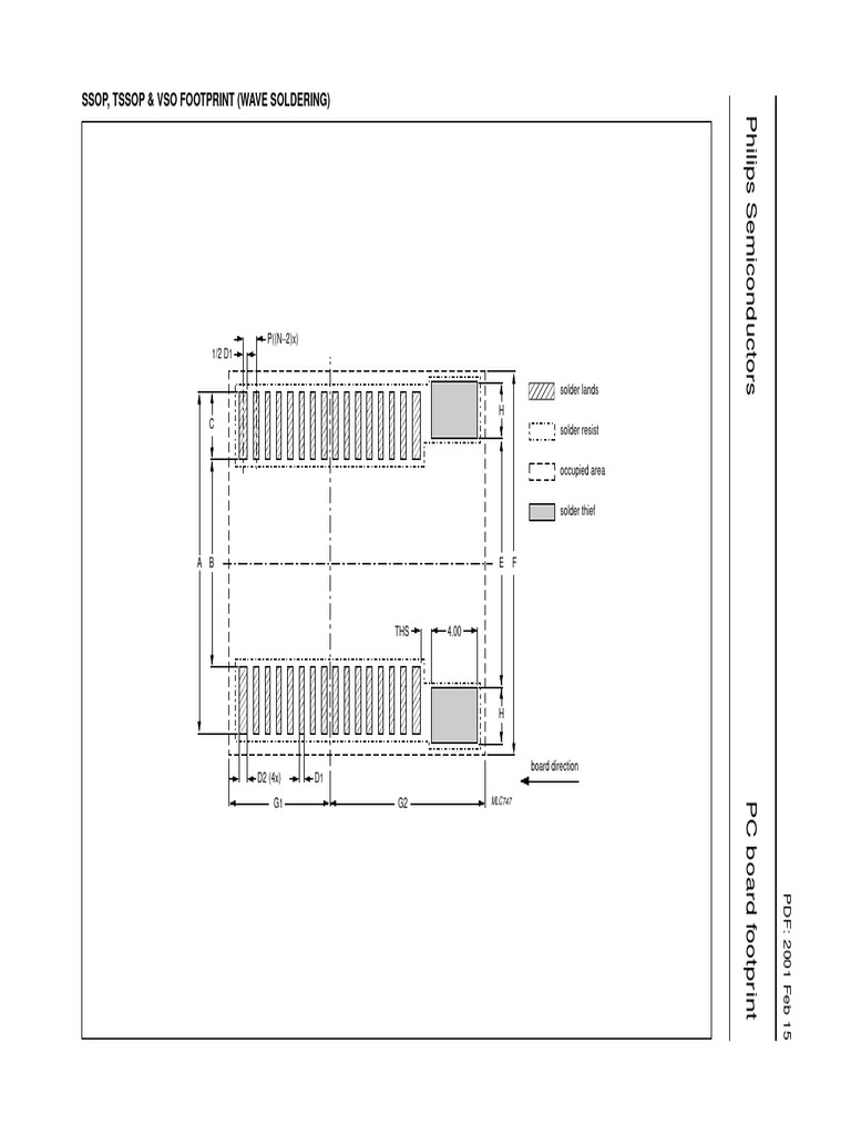 FOOTPRINT 2670010 WAVE OBLIQUE FOOTPRINT