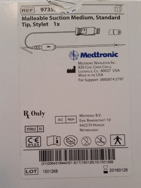 SUCTION 9735016 MALLEABLE STDTIP 9-FR