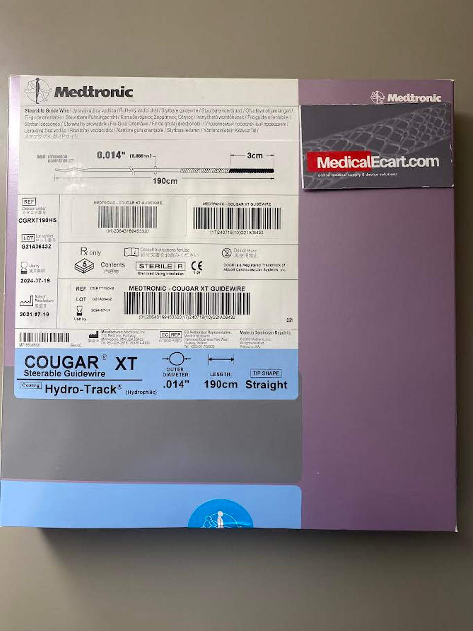 GUIDEWIRE COUGAR XT.014 STR SILI