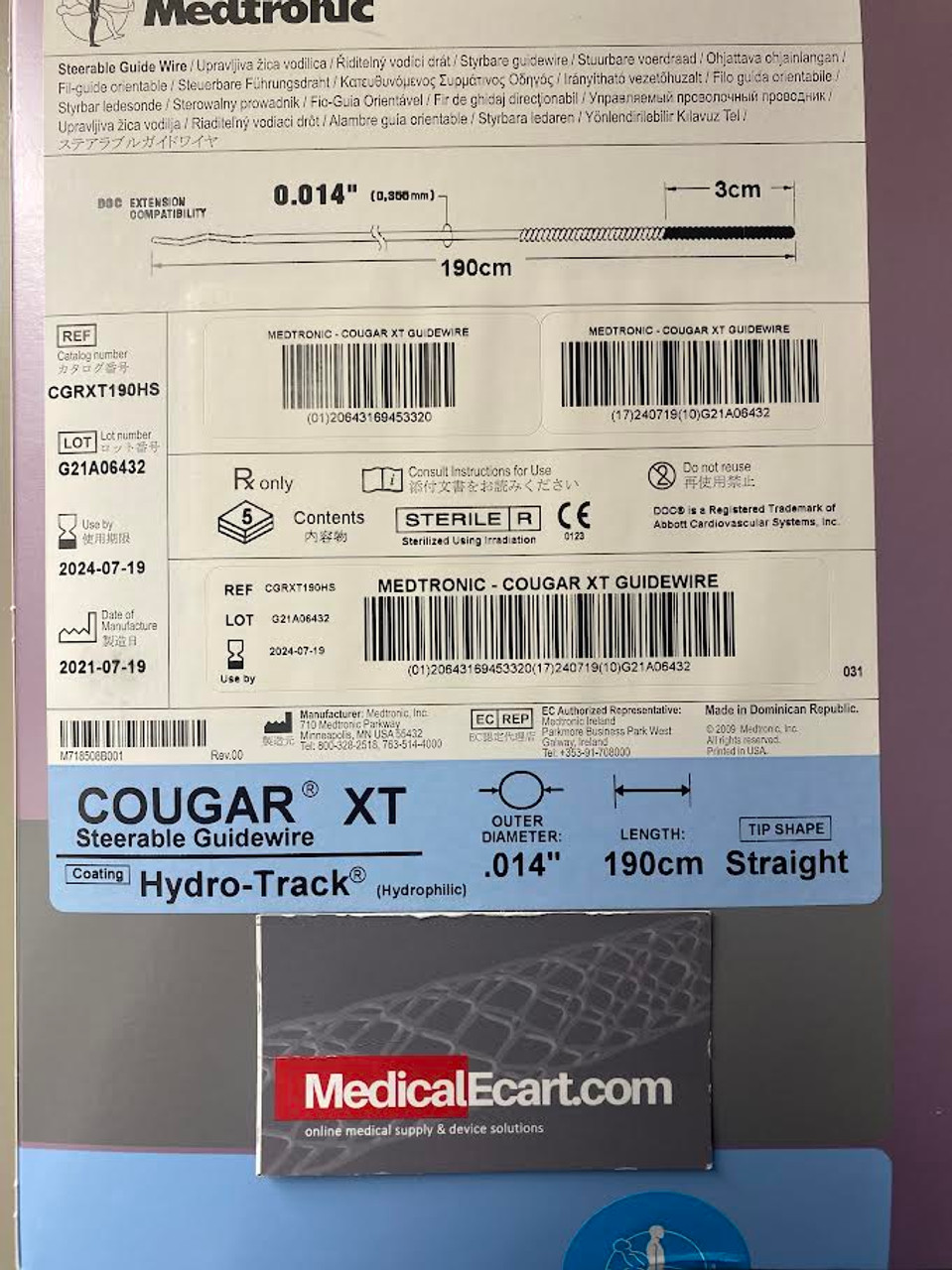 GUIDEWIRE COUGAR XT.014 STR SILI