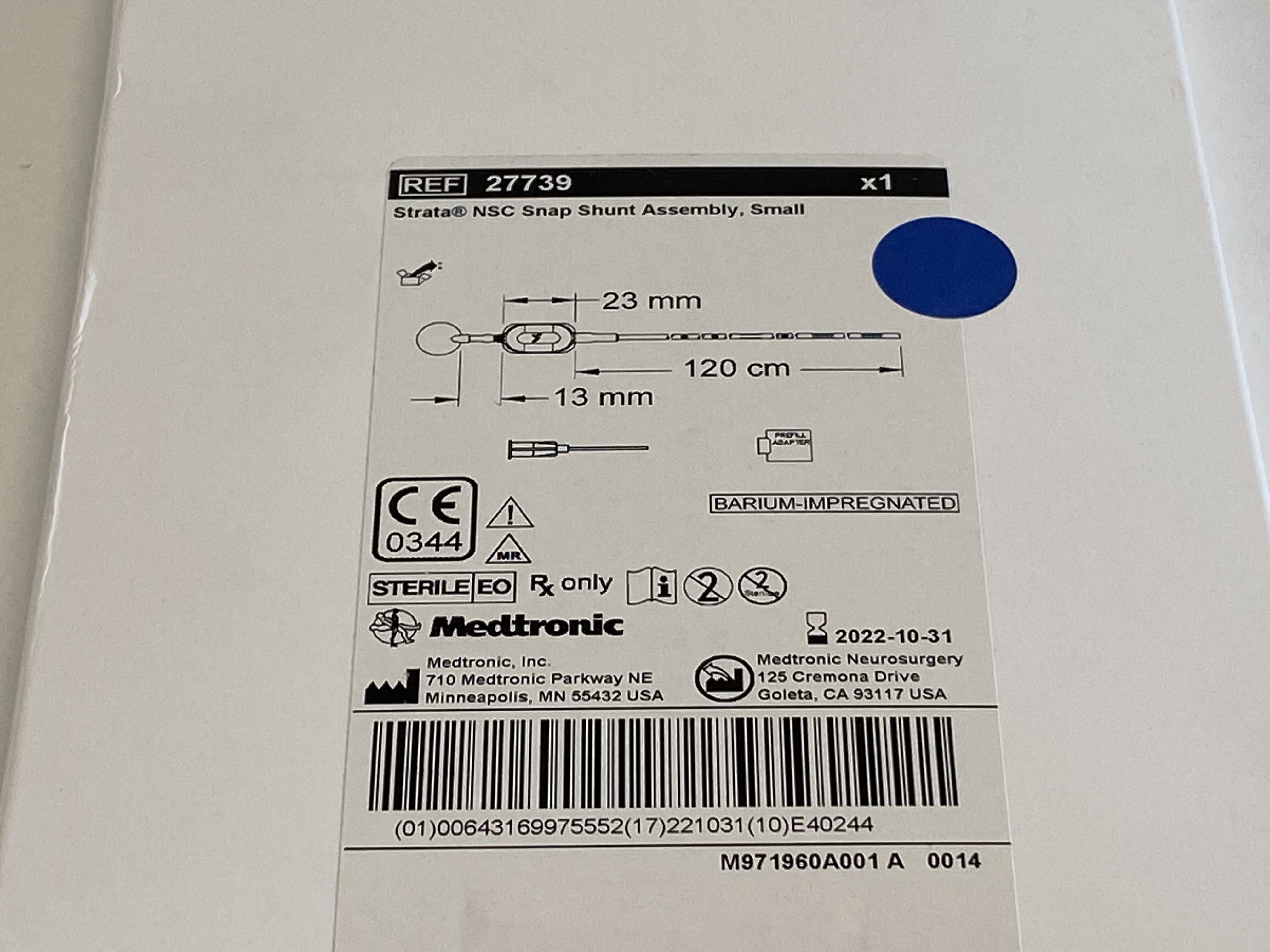 SHUNT 27786 STRATA NSC UNI-KIT SML BIOGL
