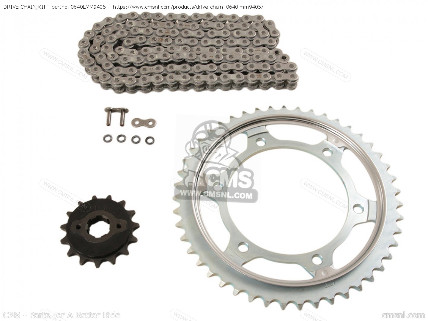 KIT SVC O2 BI71000292 CHAIN DRIVE WHEEL