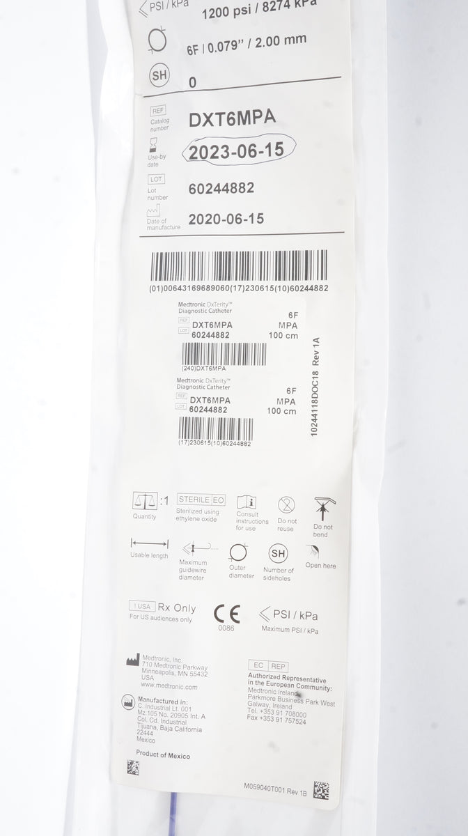 CATH DXT6PIG55A DXTERITY 6F 110CM PG155