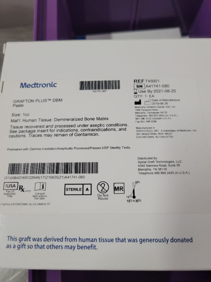 DBM T45001INT 1CC PASTE GRAFTON PLUS