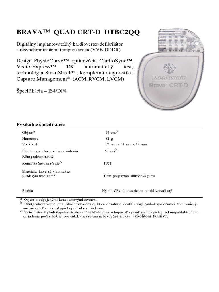CRT-D DTBC2Q1 BRAVA QUAD IS4/DF1 INTL
