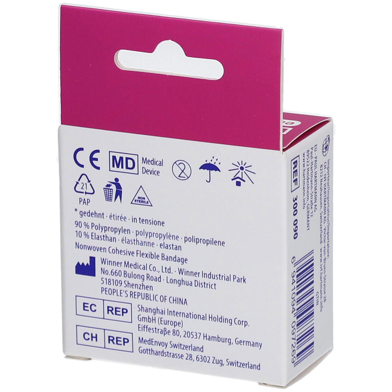 DERMAPLAST easy-rip 2.5cmx4m weiss