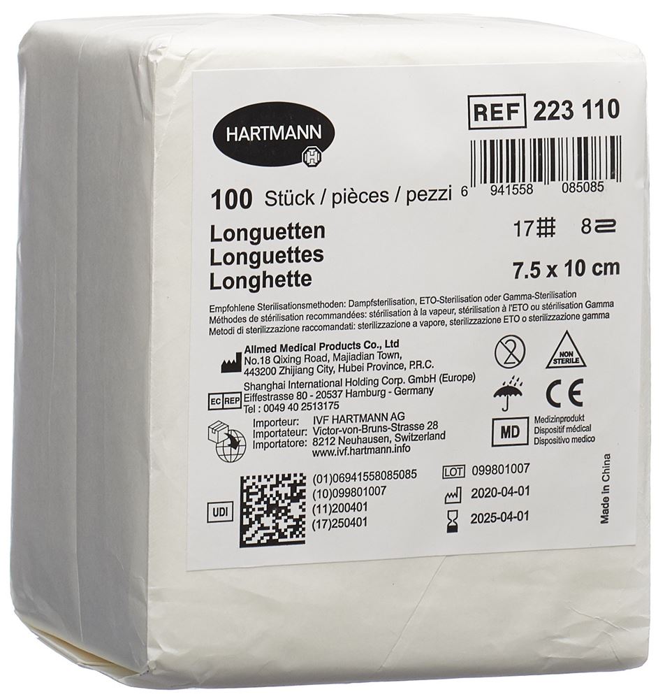 IVF Longuetten T17 7.5x10cm 8fach 100 Stk