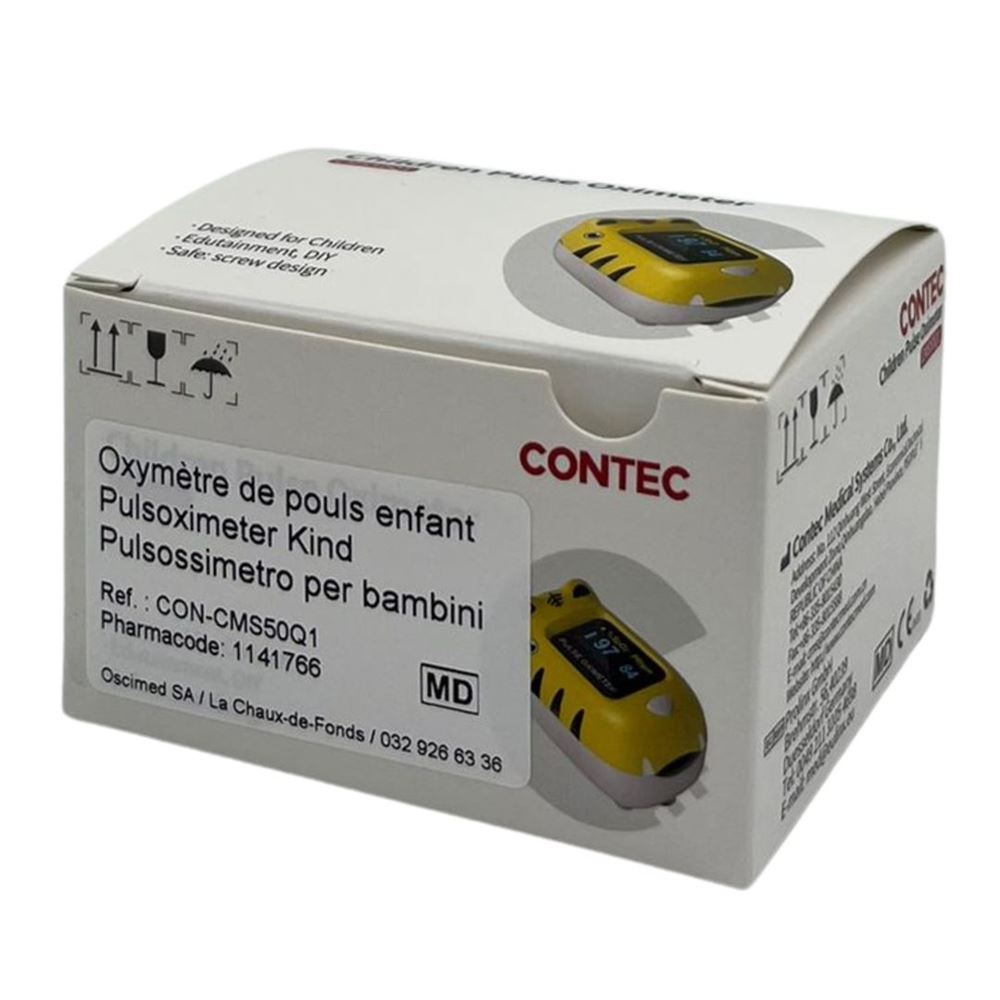 CONTEC Pulsoximeter Kinder ab 10kg mit Batterie