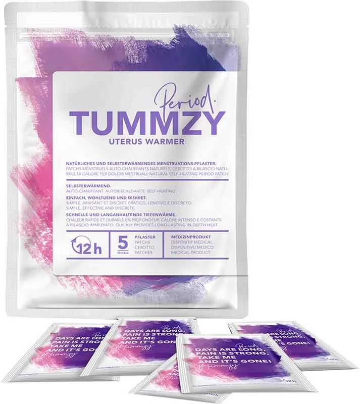 TUMMZY Mens Pflaster 10x13cm selbstw nat (n) 5 Stk