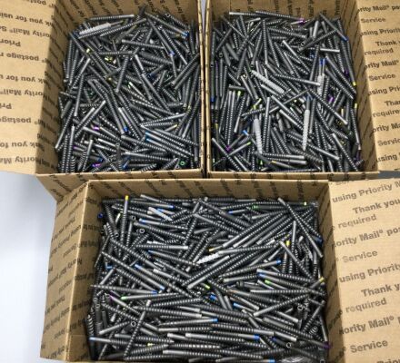 SCREW 8370425 TSRH SHORT POST4.5X25 TI