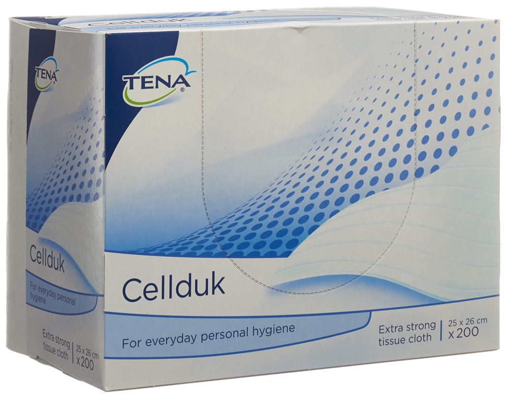 TENA Cellduk 25x26cm 200 Stk
