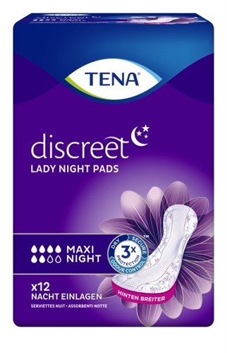 TENA Lady Maxi Night 12 pce