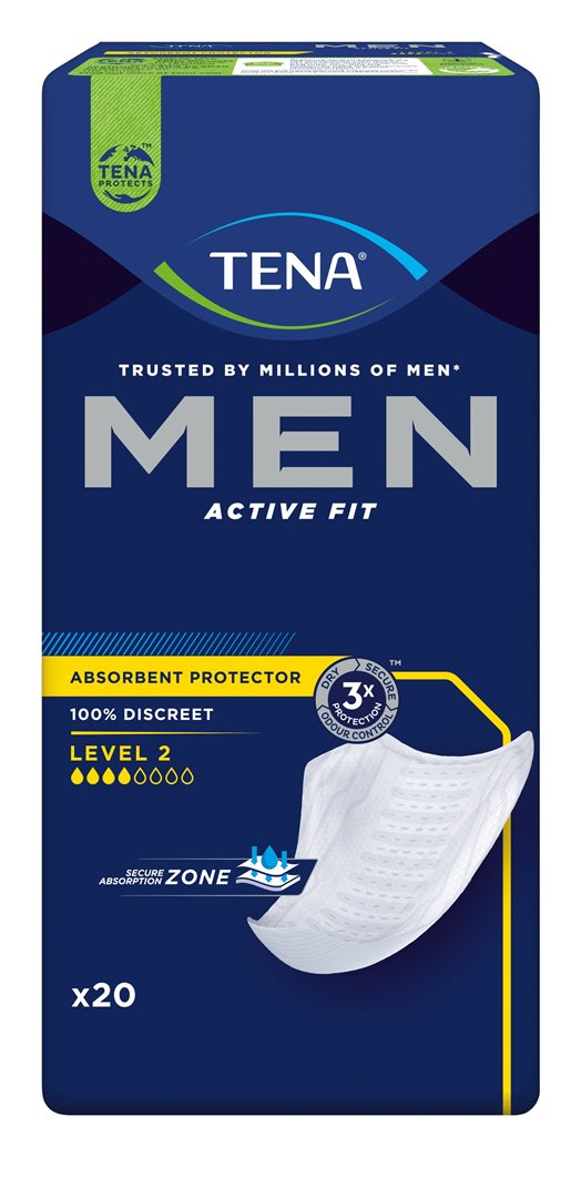 TENA Men level 2 carton 6 x 20 pce