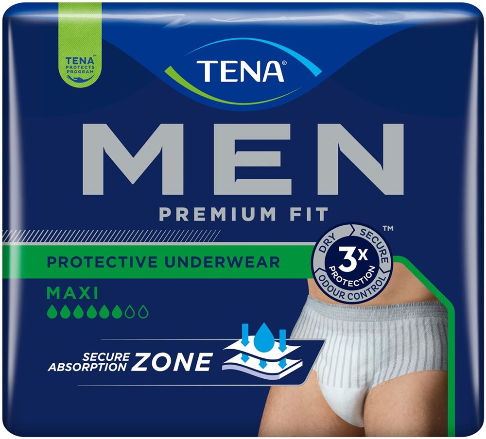 TENA Men Premium Fit Underwear Level 4 S/M 12 pce
