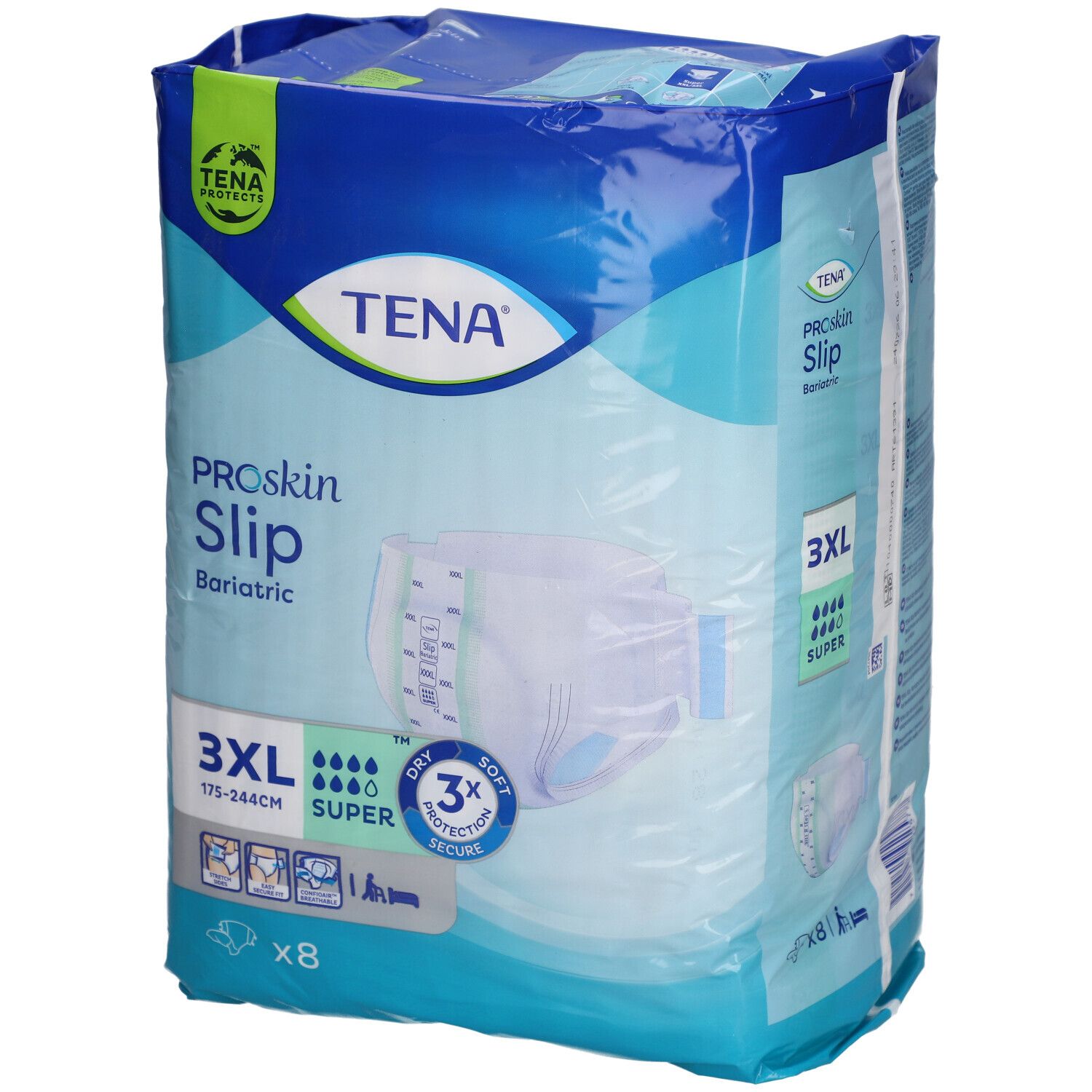 TENA Slip Super Bariatric XXXL 8 pce
