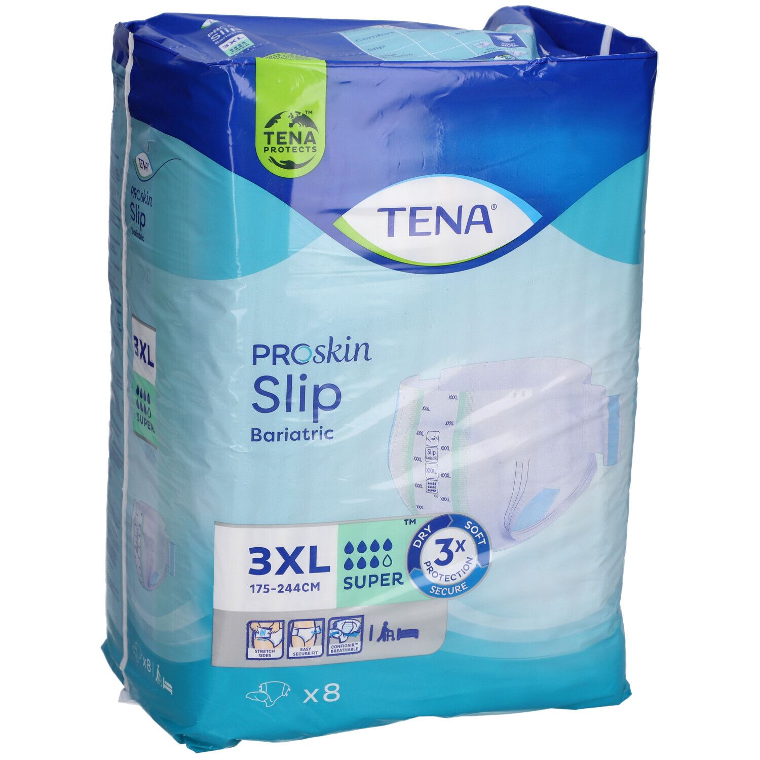 TENA Slip Super Bariatric XXXL 8 pce