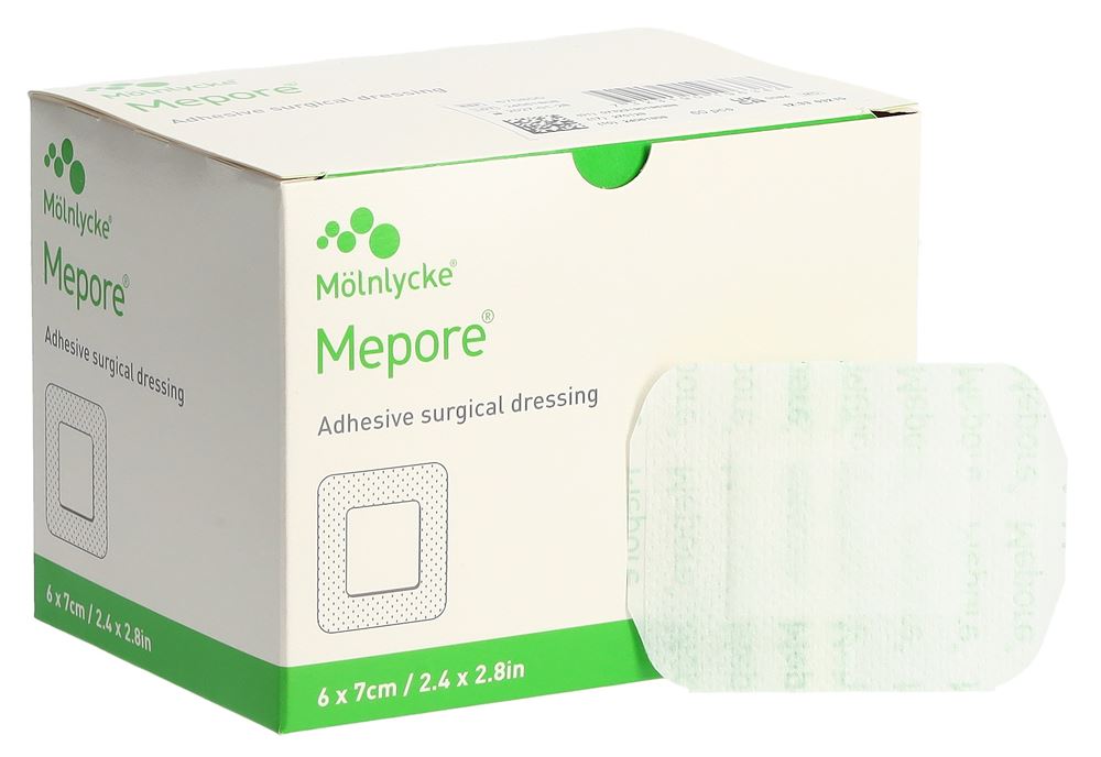 MEPORE Wundverband 7x6cm Wundki 4x3cm ste 60 Stk
