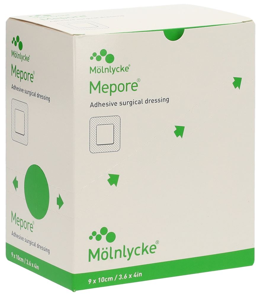 MEPORE Wundverband 10x9cm Wundkiss 4.5x6cm 50 Stk