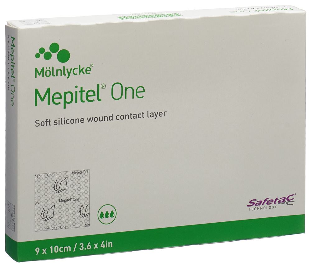 MEPITEL One Wundverband 9x10cm (skin tears) 5 Stk