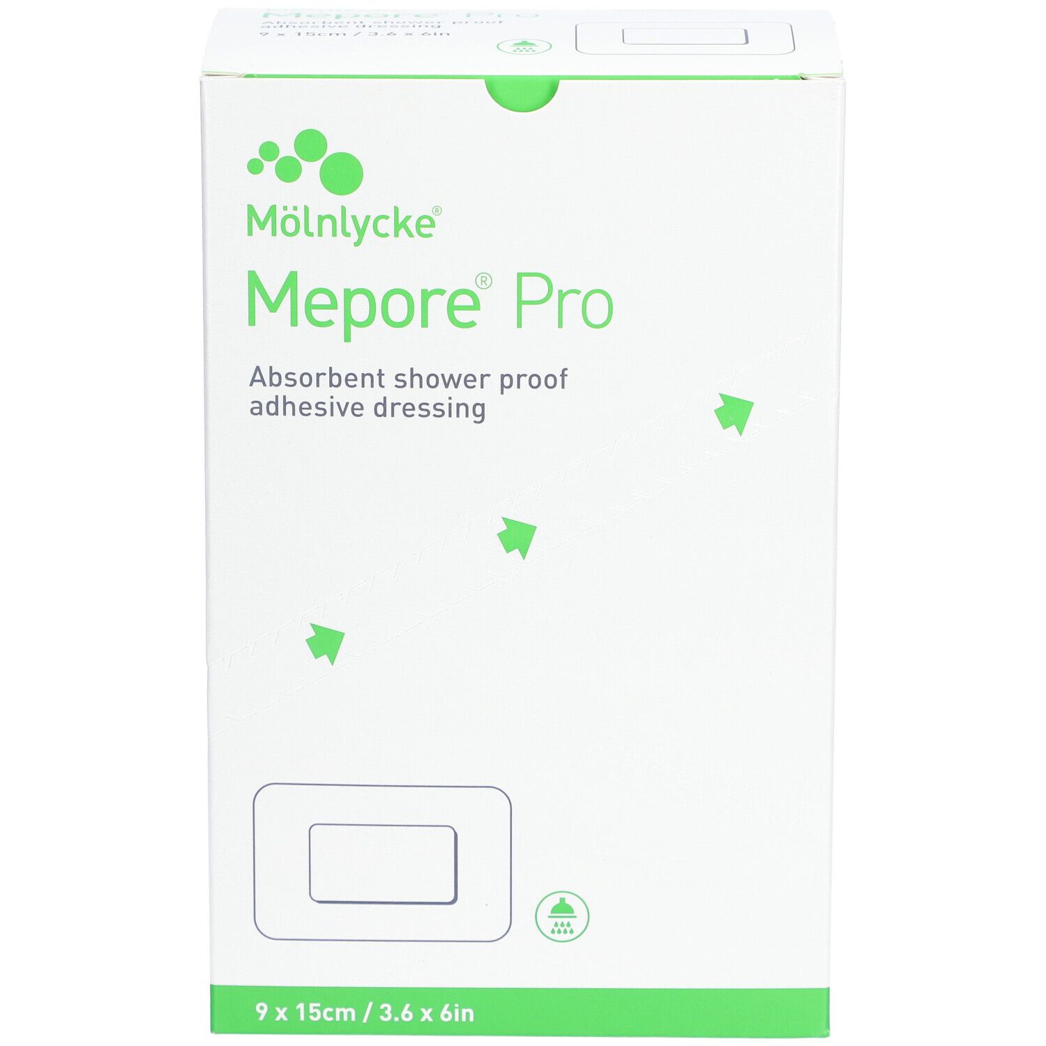 MEPORE PRO Wundv 15x9cm Wundk 9x5cm st (n) 40 Stk