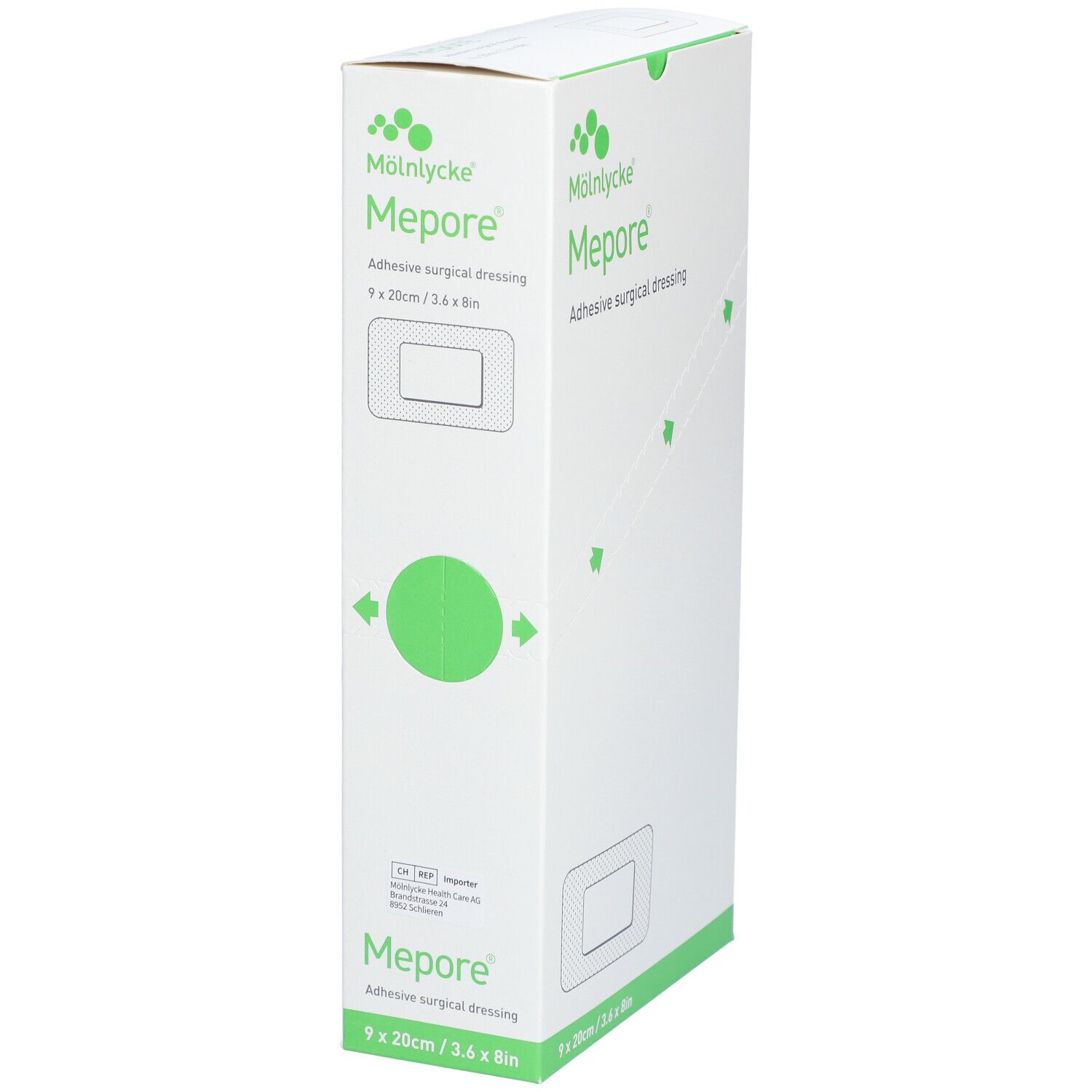 MEPORE Wundverband 20x9cm Wundki 15x5cm (n) 30 Stk