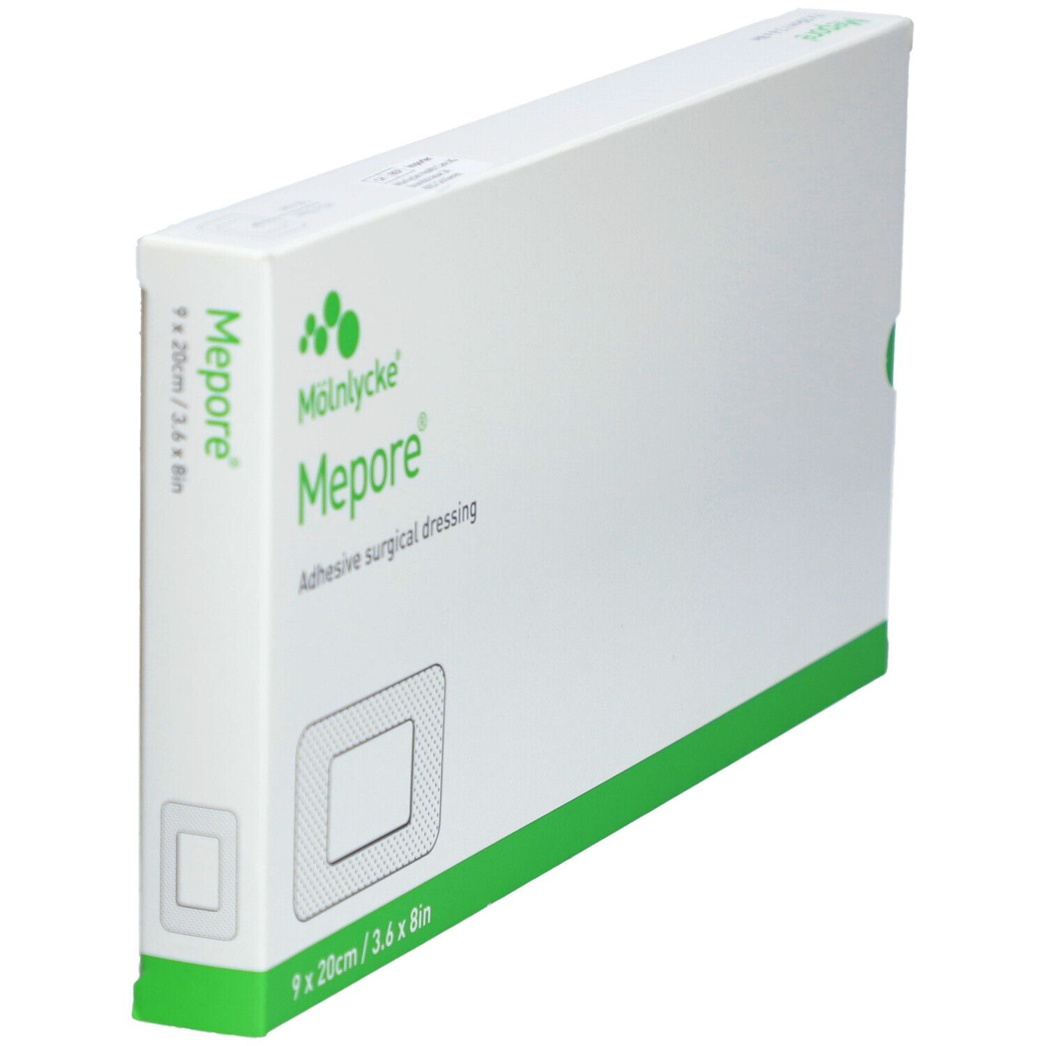 MEPORE Wundverband 20x9cm Wundki 15x5cm (n) 5 Stk