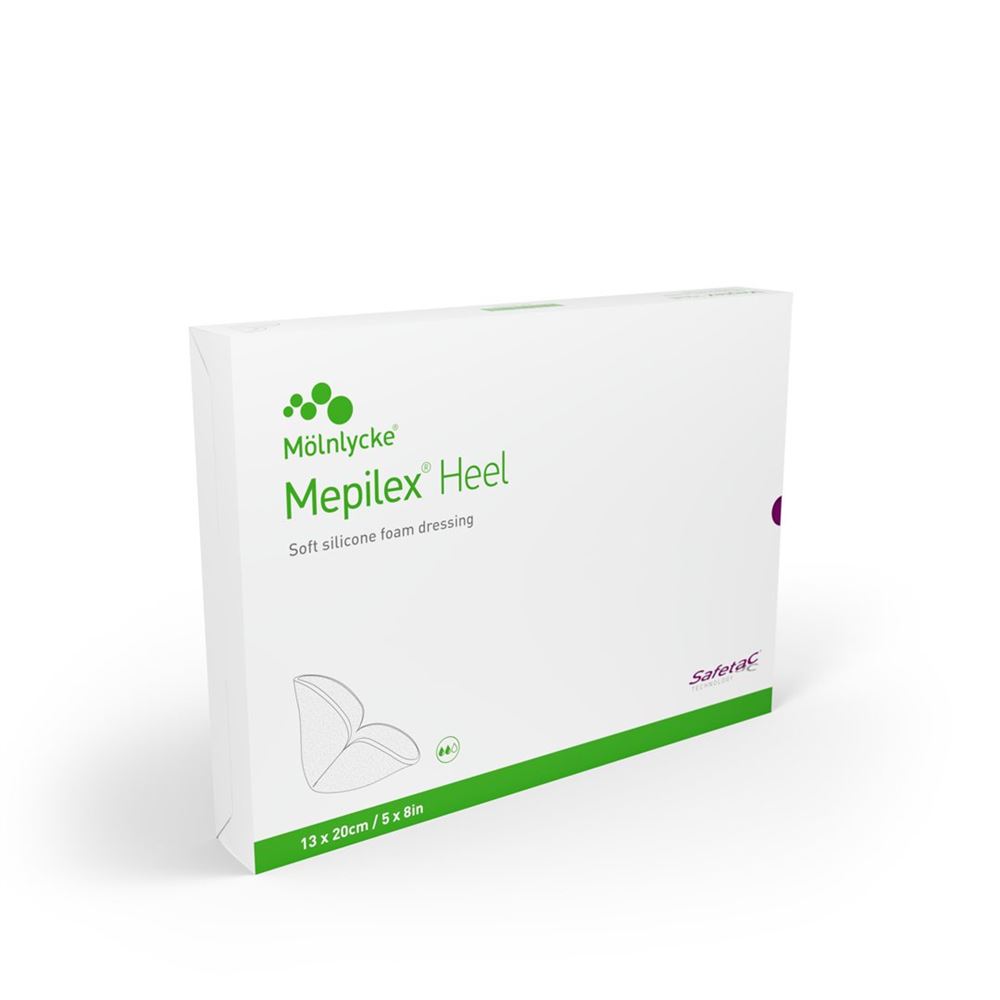 MEPILEX Heel Schaumverband 13x20cm Sili (n) 5 Stk