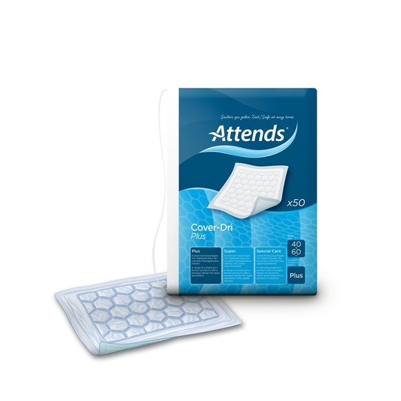 ATTENDS COVER DRI Unterl Plus 40x60cm Btl 50 Stk