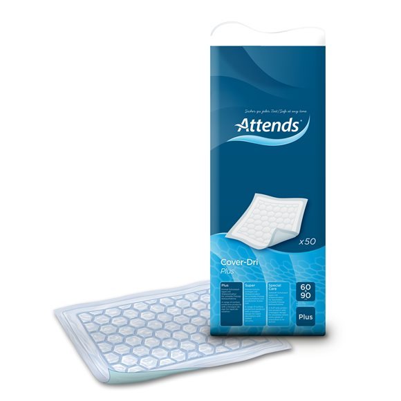 ATTENDS COVER DRI Unterl Plus 60x90cm Btl 50 Stk