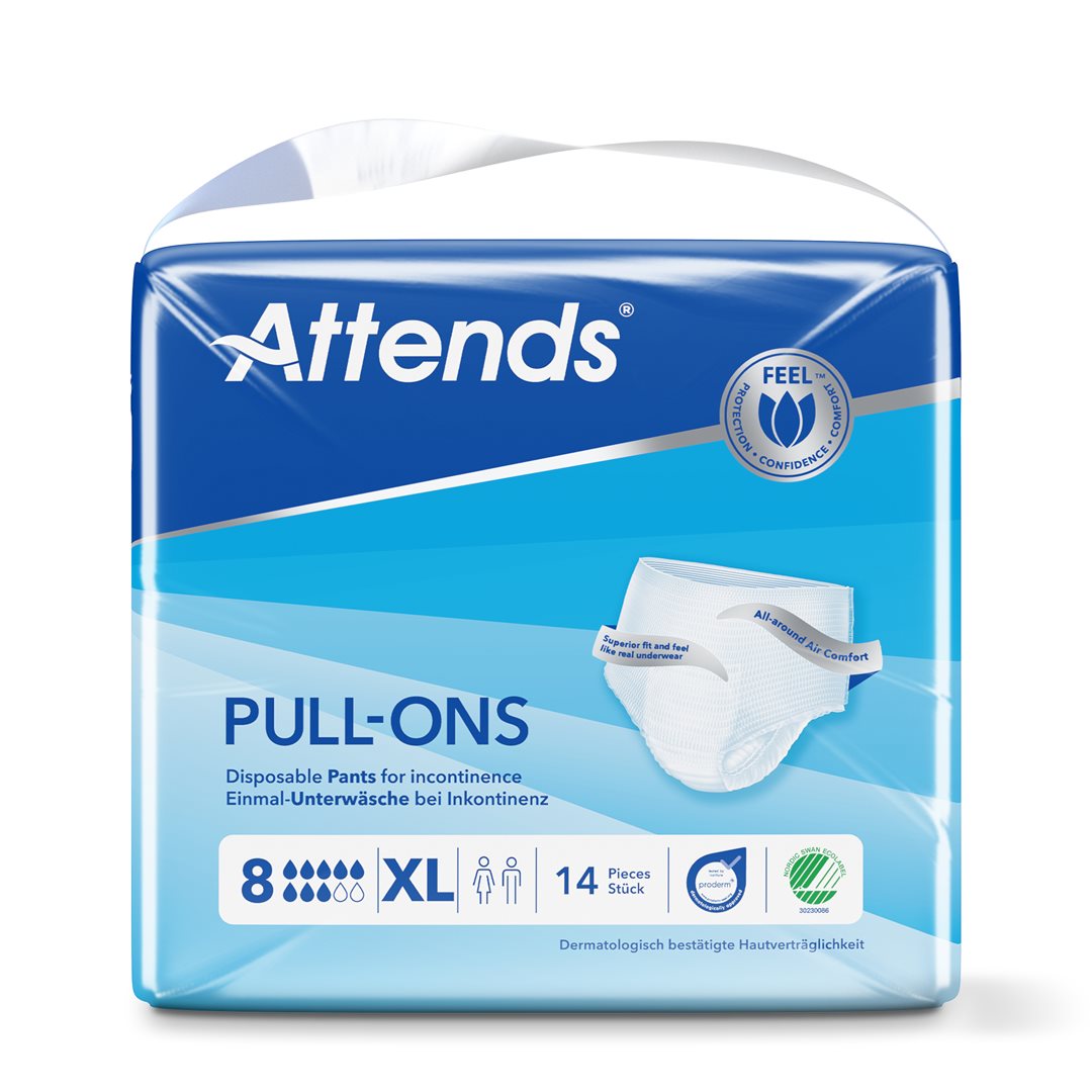ATTENDS Pull Ons 8 XL Btl 14 Stk