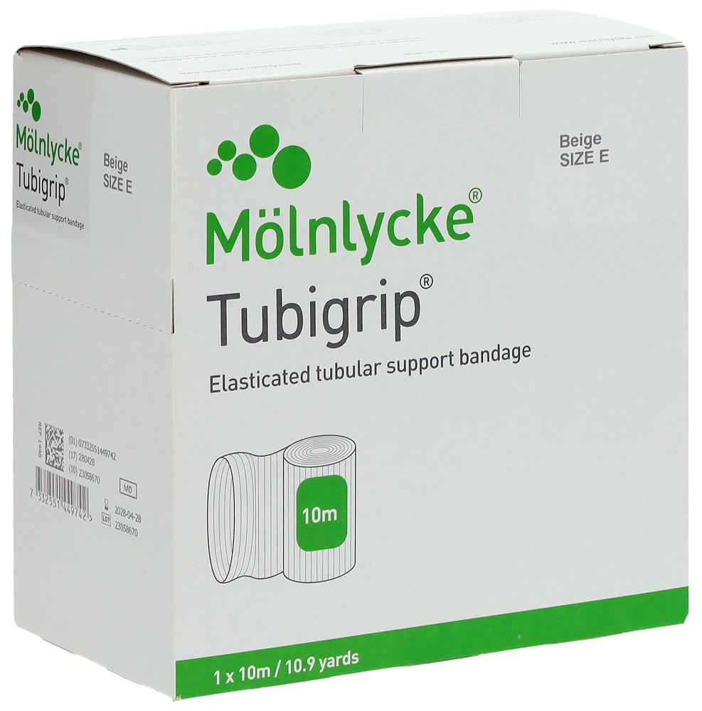 Schlauchverband Tubigrip (beige, E (8.75cmx10m))