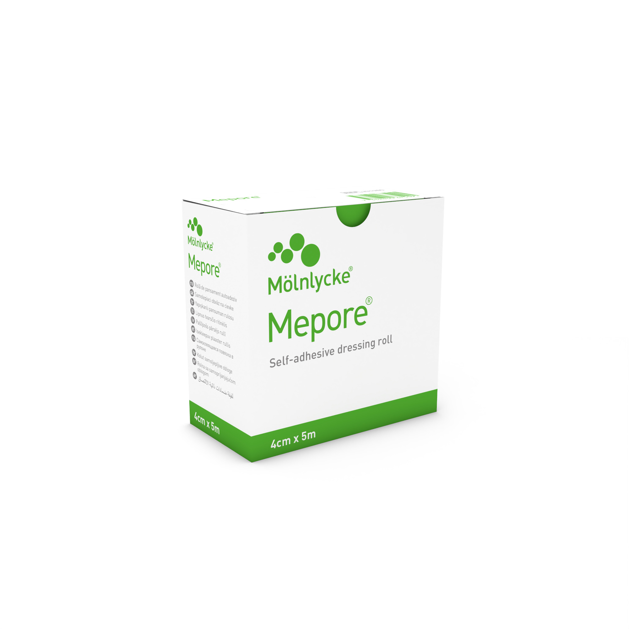 MEPORE Wundverband 4cmx5m unst Rolle