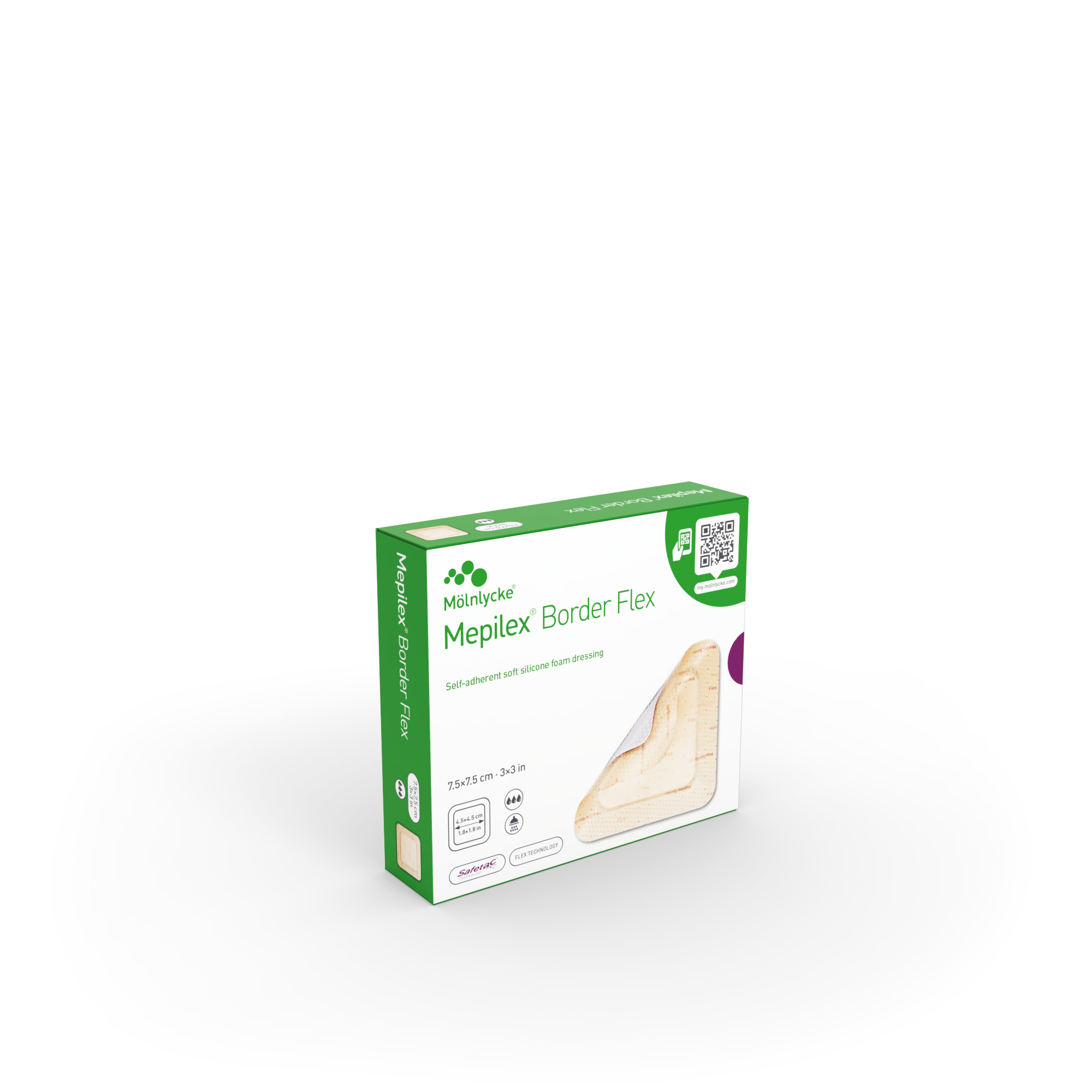 MEPILEX Border Flex 7.5x7.5cm 595250 (n) 5 Stk