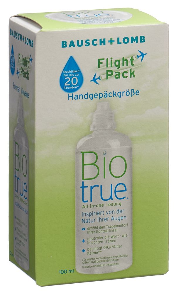 BIOTRUE All-in-one Lösung Flight Pack Fl 100 ml