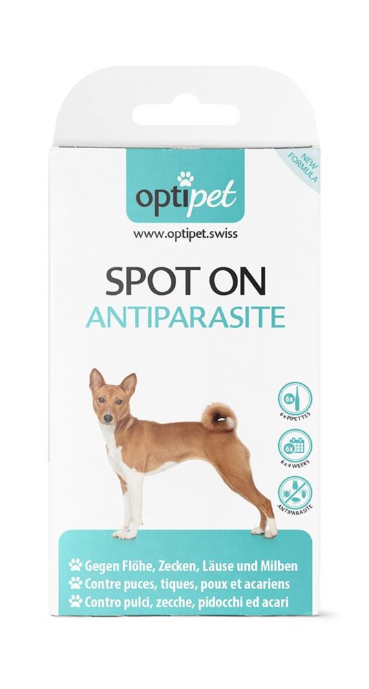 OPTIPET Spot On Antiparasite Hunde 6 x 1.5 ml