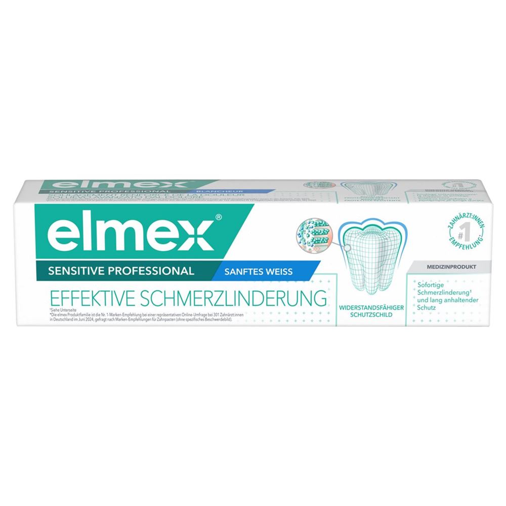 ELMEX SENSITIVE PROF SANFTES WEISS Zahnpasta 75 ml