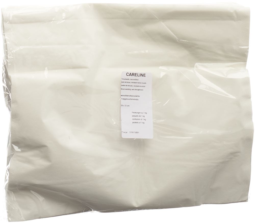 TELA CARELINE Tissuewatte 33x39cm weiss 1 kg